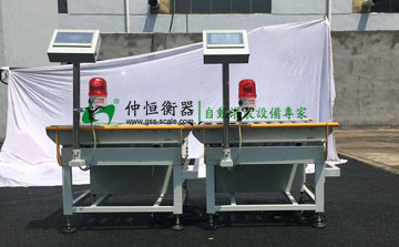 臺灣客戶在我司購買GAC30型在線動態秤準備出廠